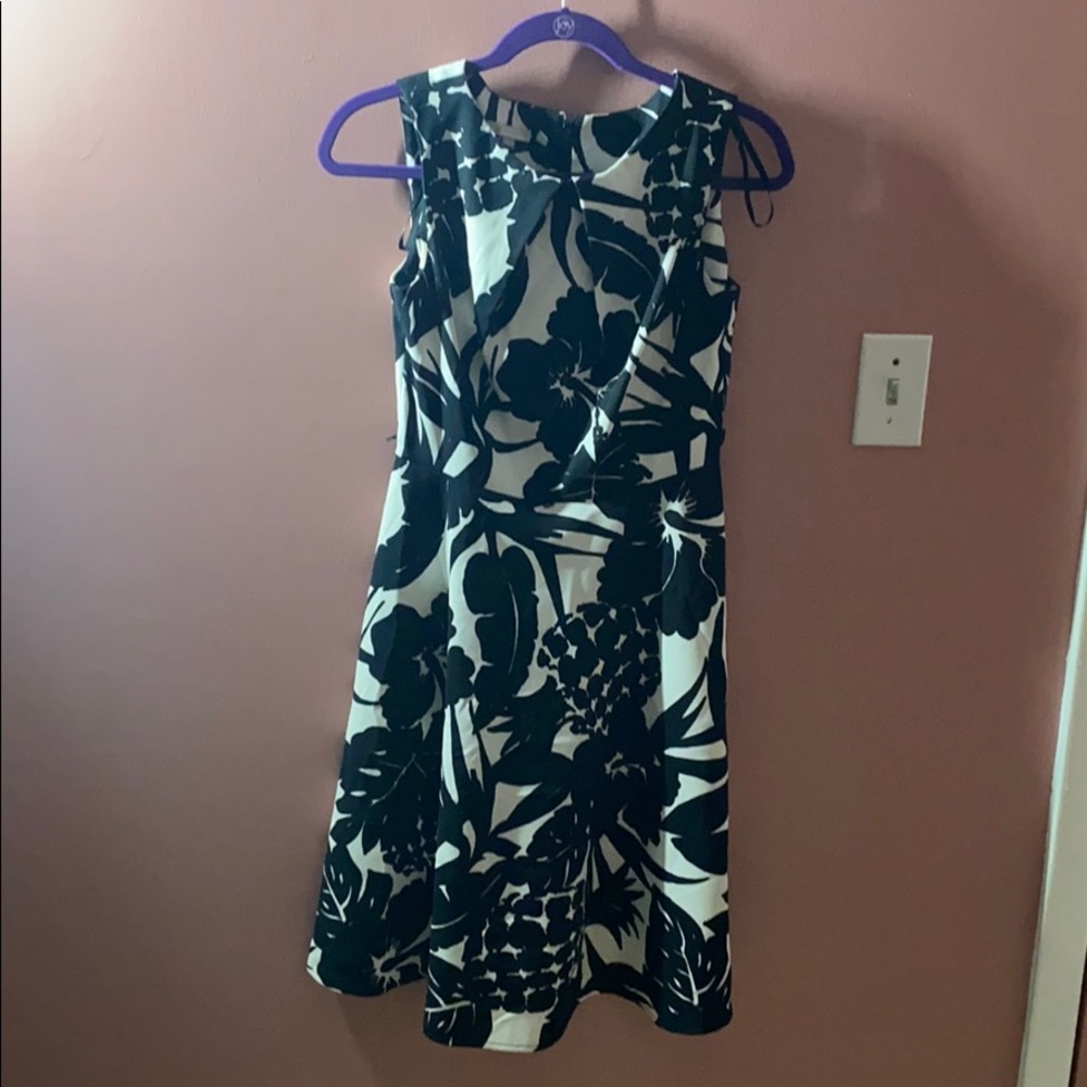 Black and white dress